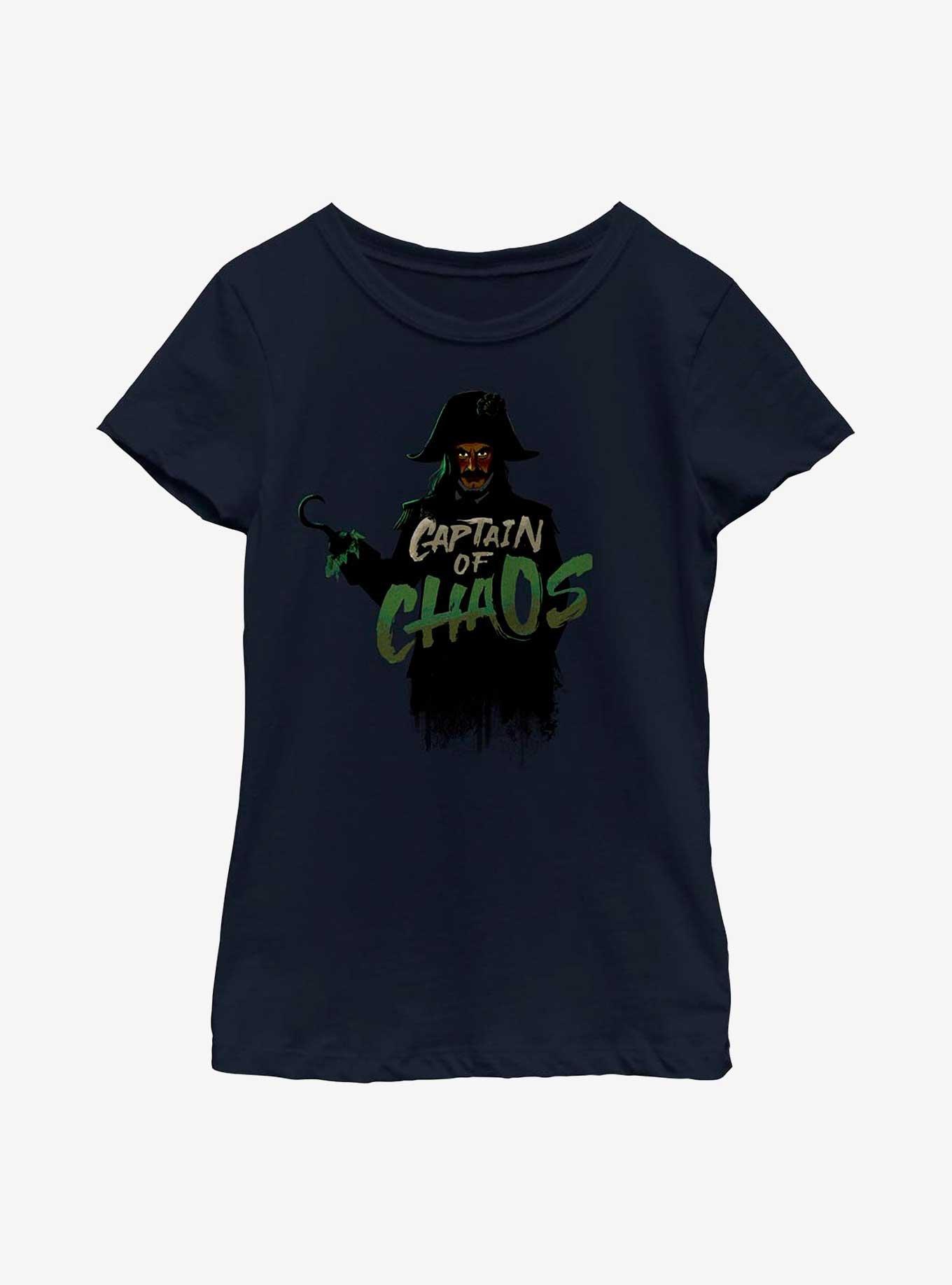 Disney Peter Pan & Wendy Hook Captain Of Chaos Youth Girls T-Shirt, , hi-res