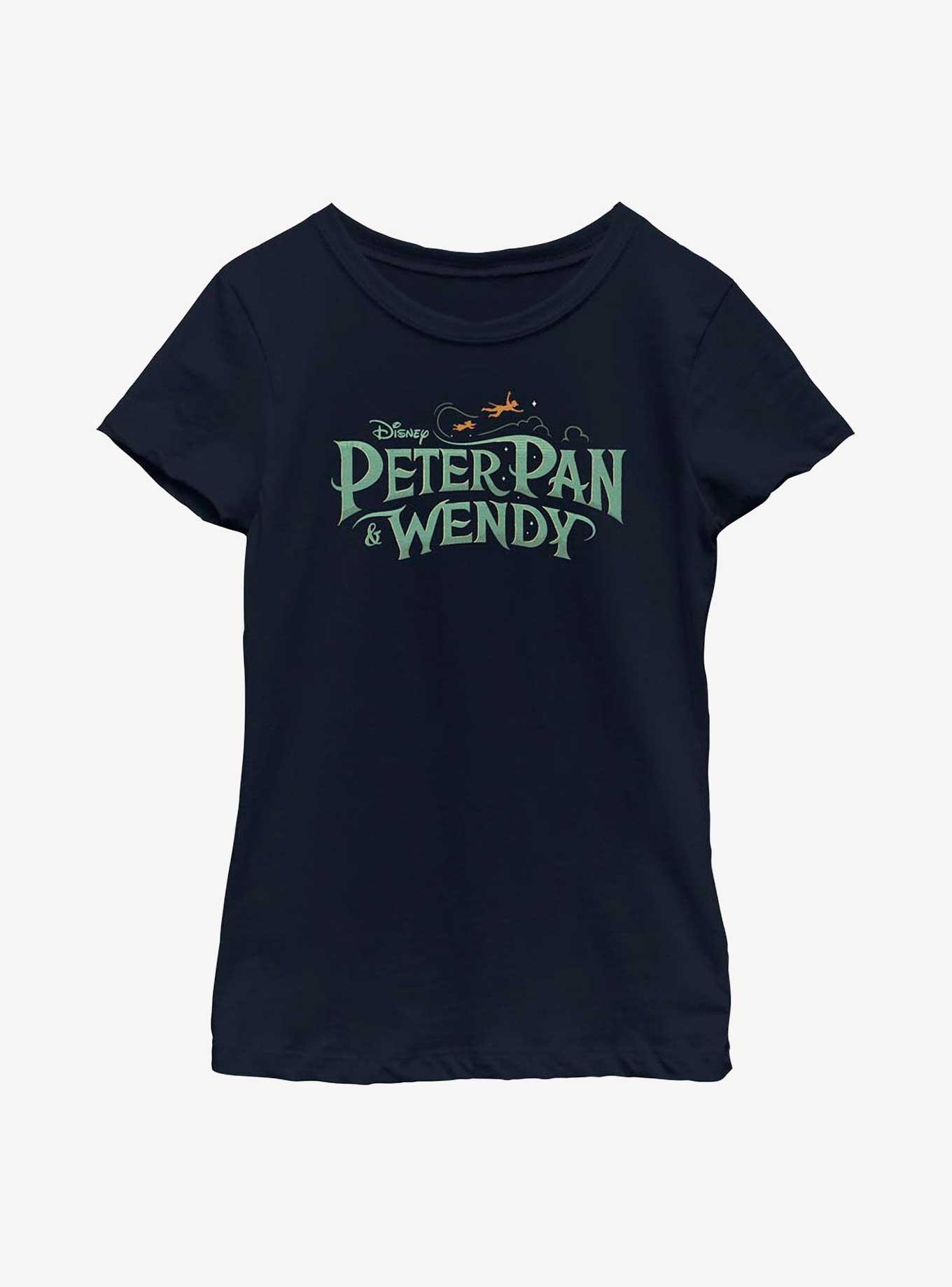 Disney Peter Pan & Wendy Title Youth Girls T-Shirt, NAVY, hi-res