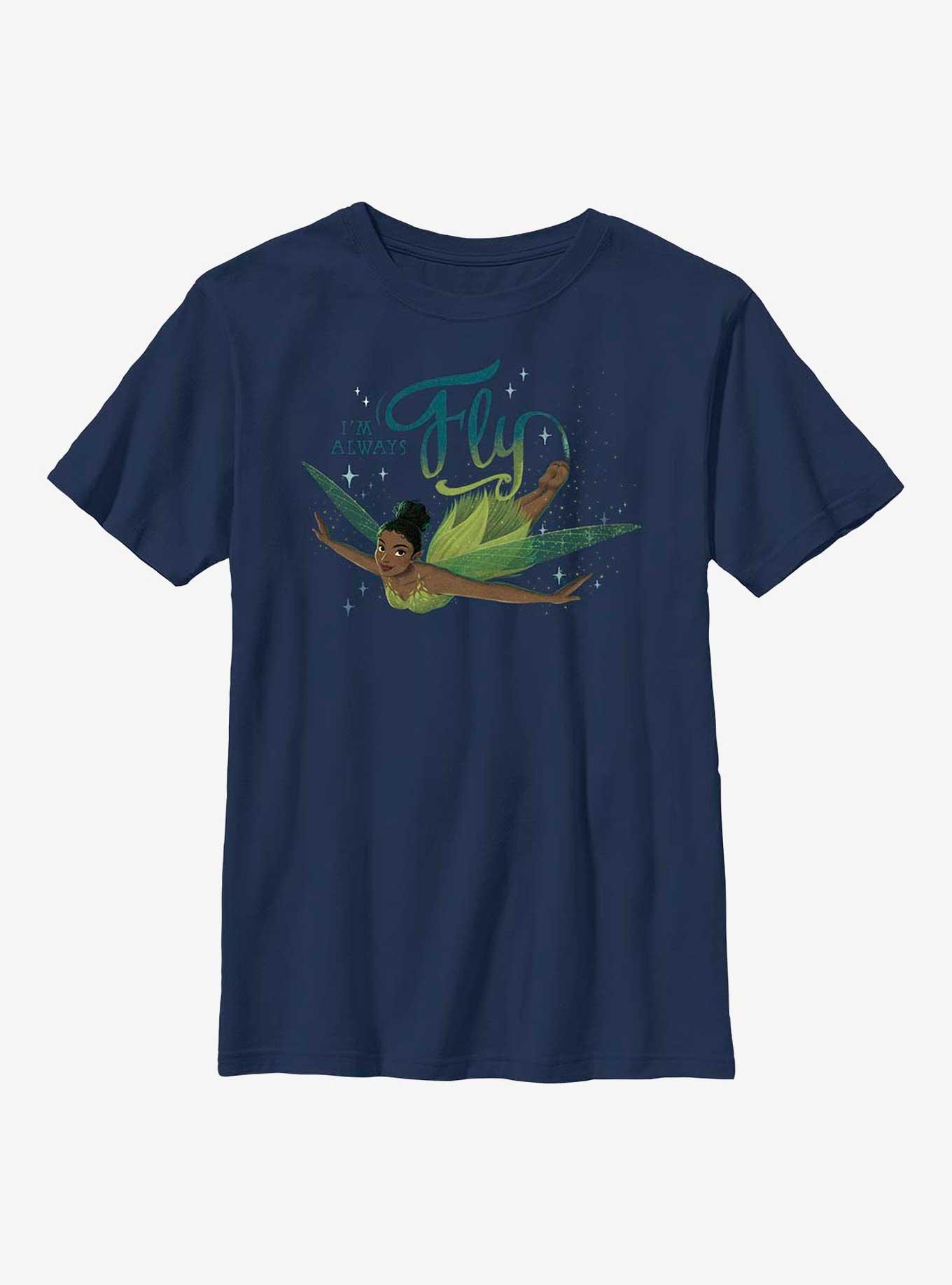 Disney Peter Pan & Wendy Tinker Bell Always Fly Youth T-Shirt, , hi-res