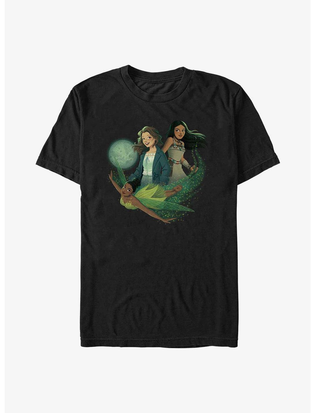 Disney Peter Pan & Wendy Girl Trio T-Shirt, BLACK, hi-res