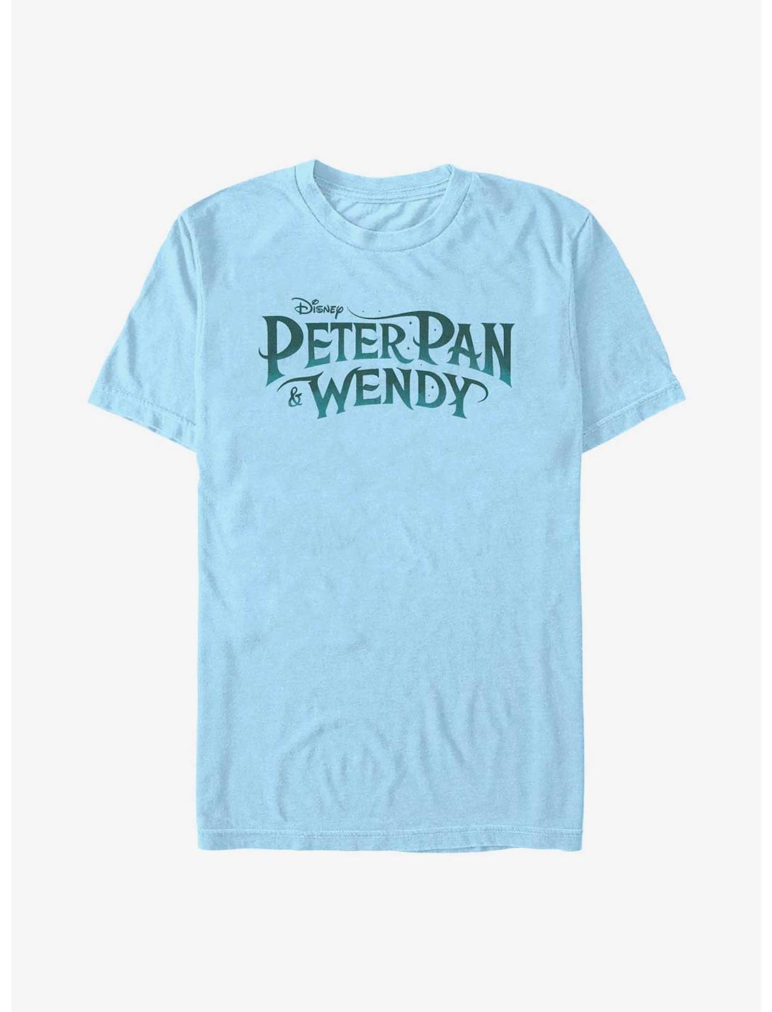 Disney Peter Pan & Wendy Title Logo T-Shirt, LT BLUE, hi-res