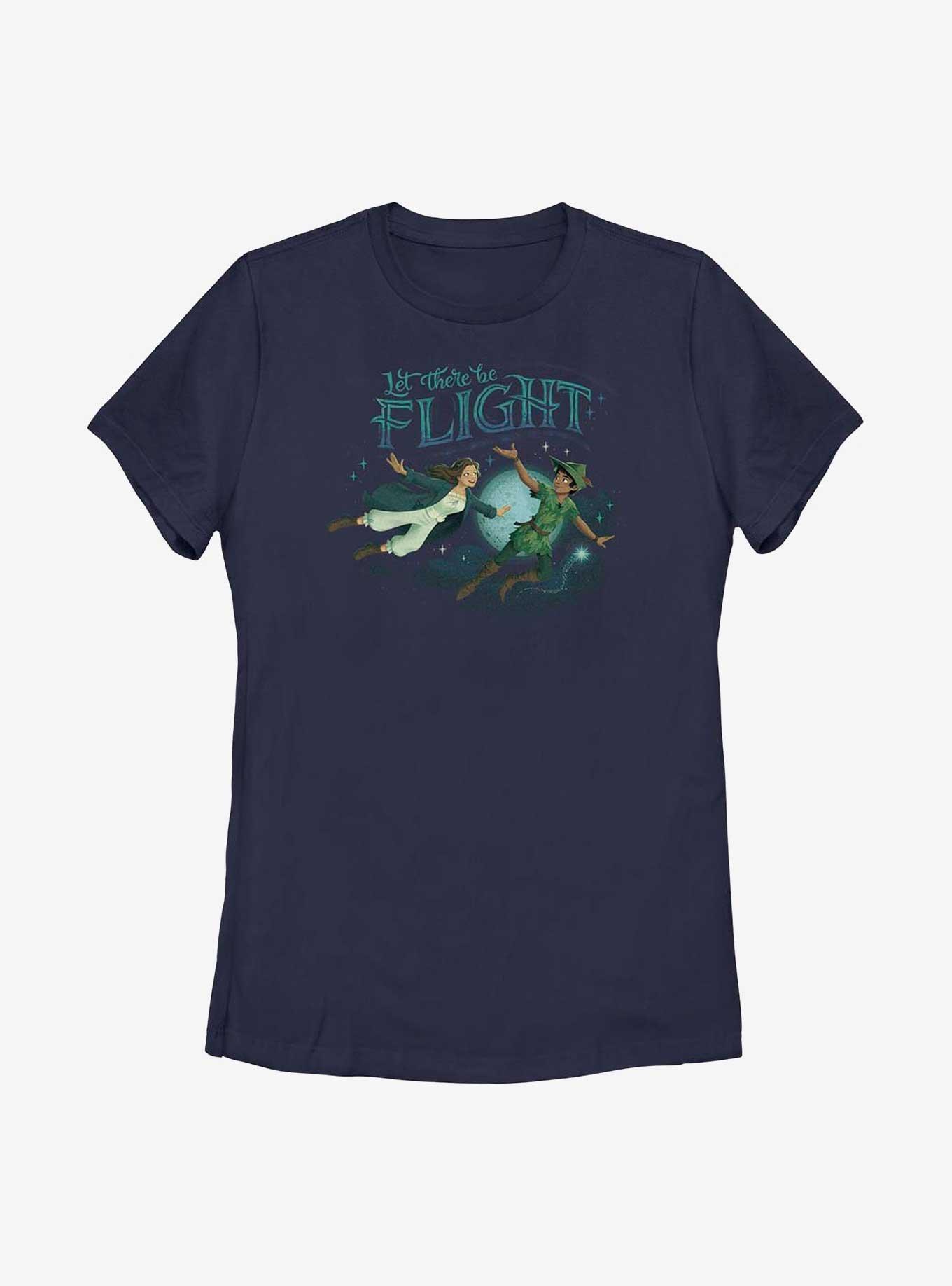 Disney Peter Pan & Wendy Let There Be Flight Womens T-Shirt, NAVY, hi-res