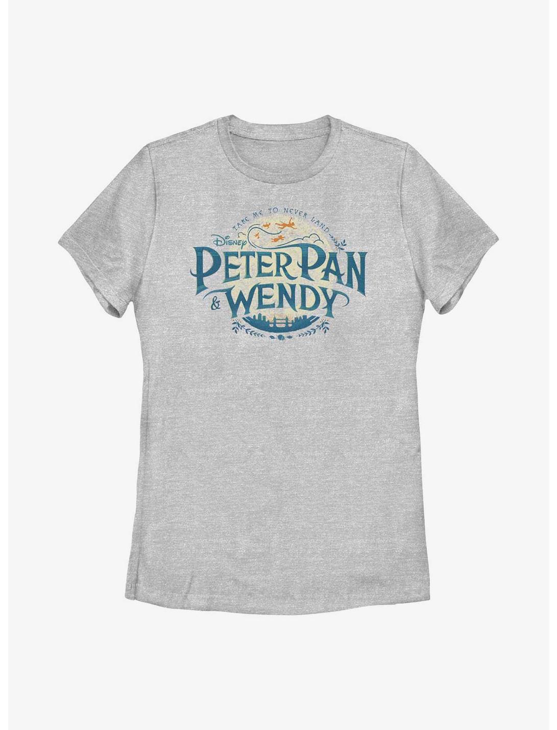 Disney Peter Pan & Wendy To Neverland Title Womens T-Shirt, ATH HTR, hi-res
