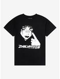 Zombie Makeout Club Bandage Eyelid Girl T-Shirt, BLACK, hi-res