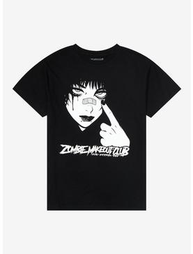 Zombie Makeout Club Bandage Eyelid Girl T-Shirt, , hi-res