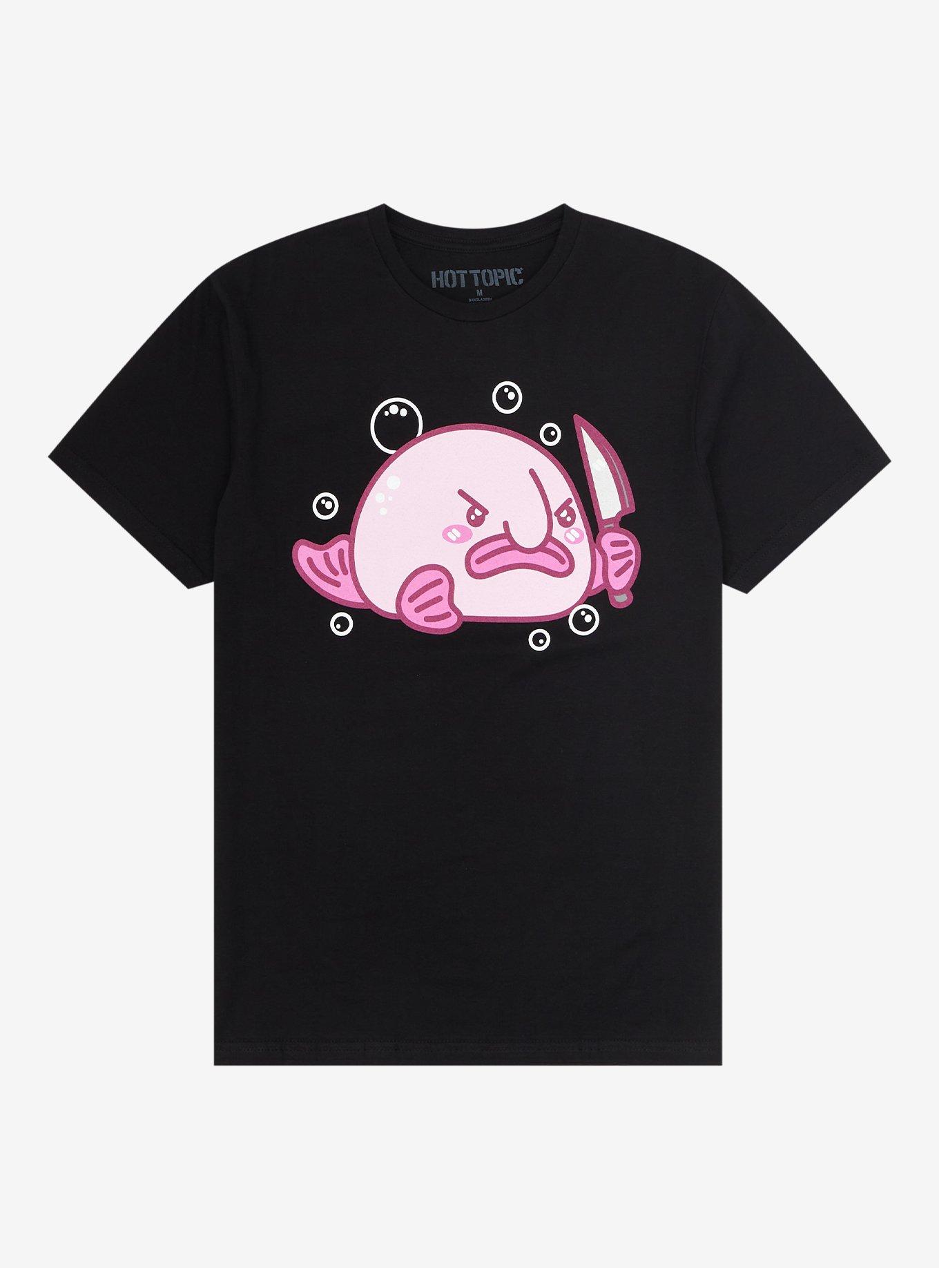 Blobfish With Knife T-Shirt, MULTI, hi-res