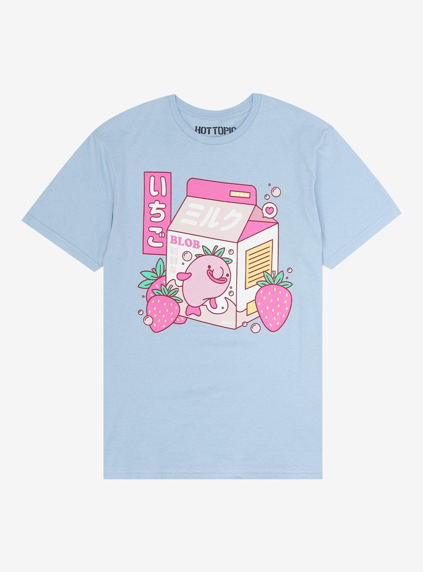 Blobfish Strawberry Milk T-Shirt | Hot Topic