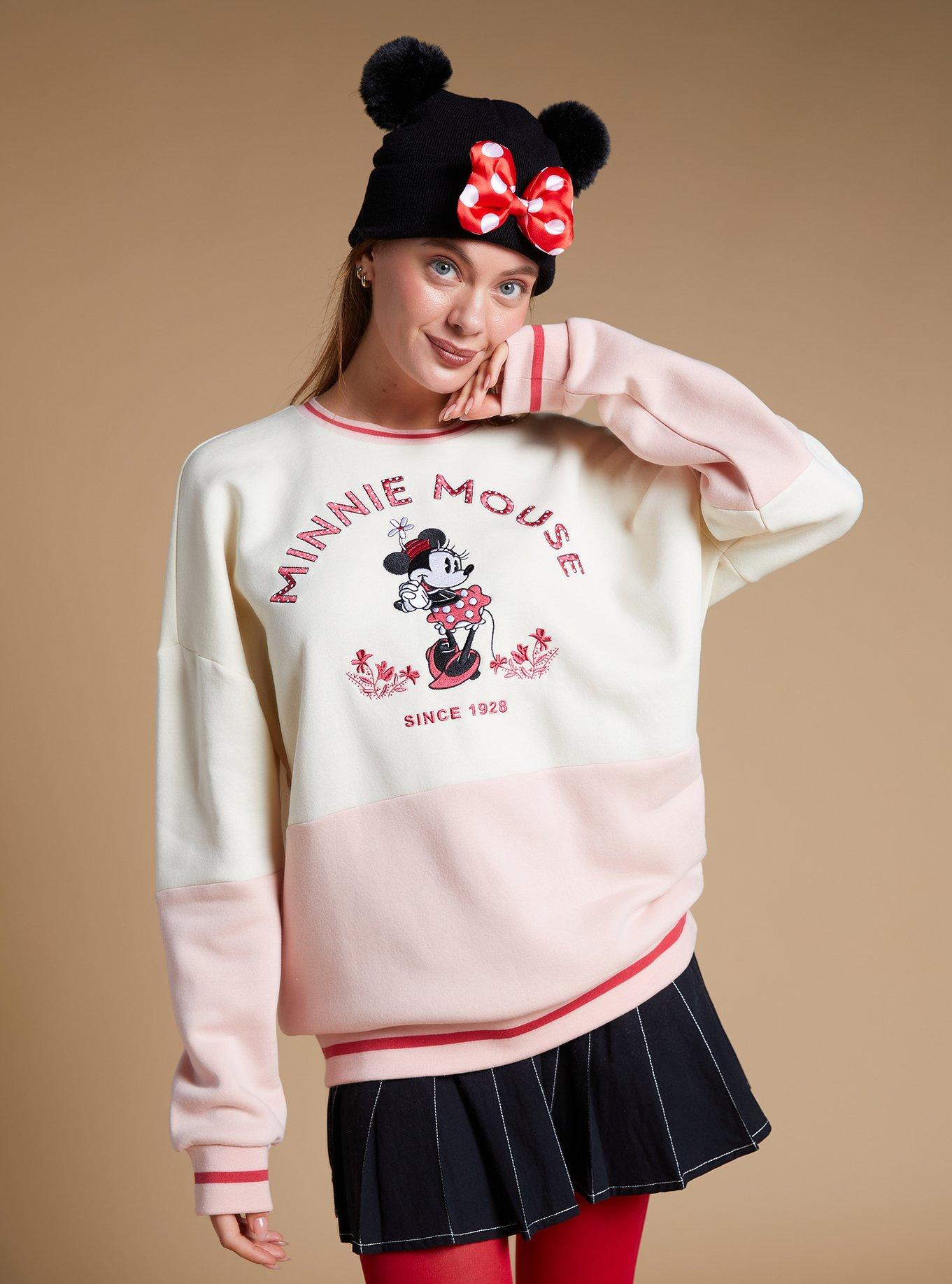 Minnie mouse crew neck sweater online