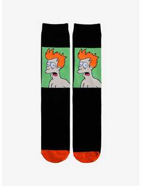 Futurama Fry Mood Crew Socks, , hi-res