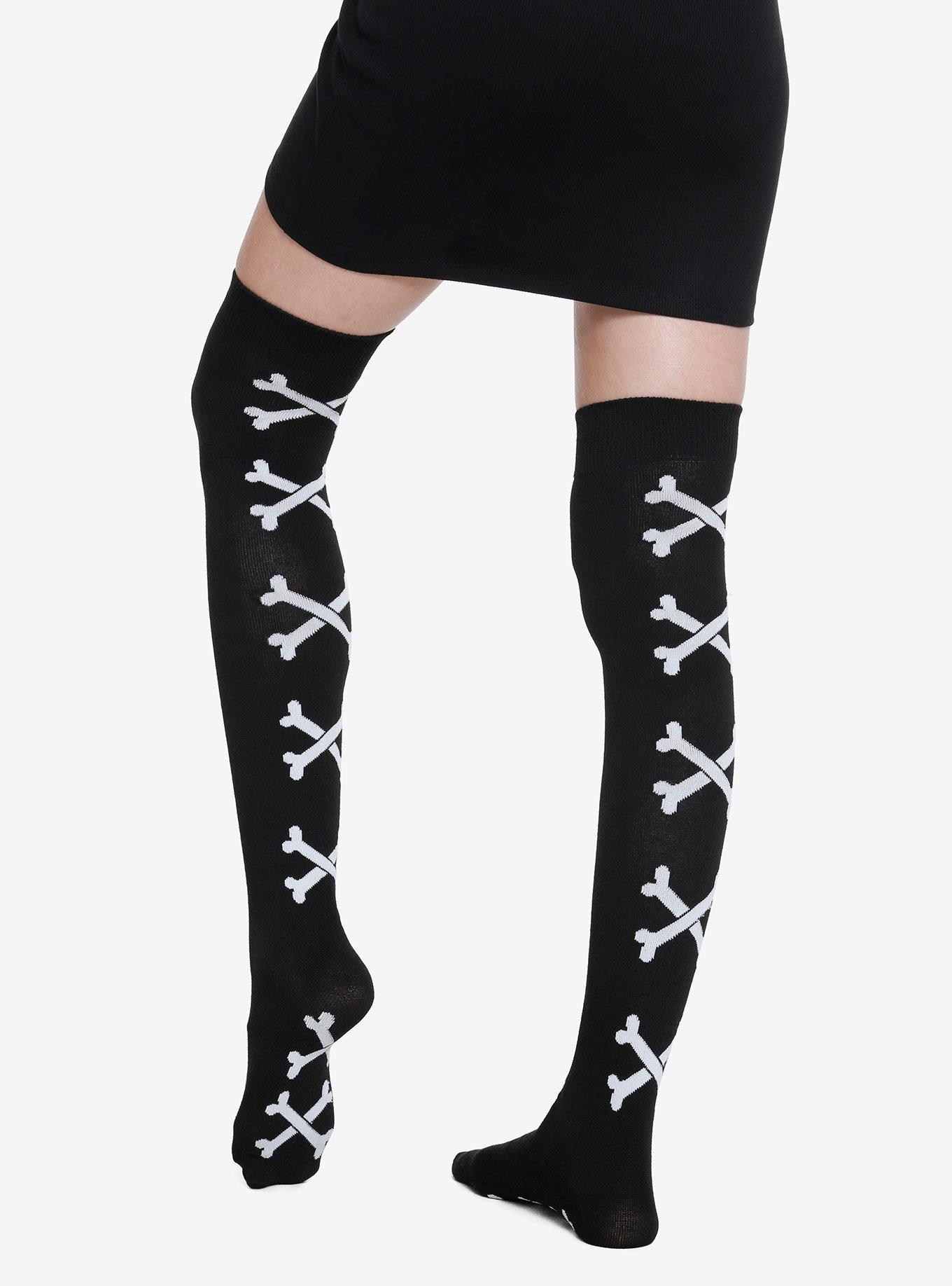 ◇ODD ONE OUT◇ ODDONEOUT LACE KNEE SOCKS BLACK Thigh High Socks Womens Knee High Socks, Cable Knitted Long