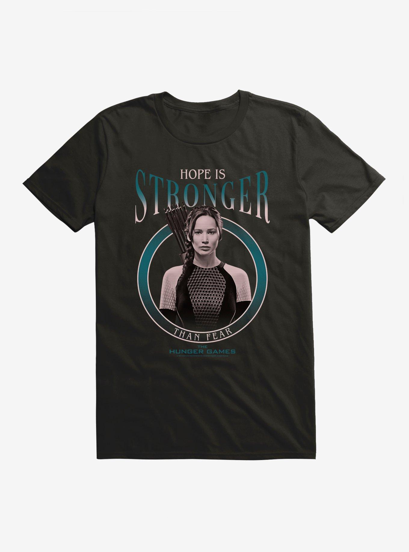 Hunger Games Katniss Hope Is Stronger T-Shirt, BLACK, hi-res