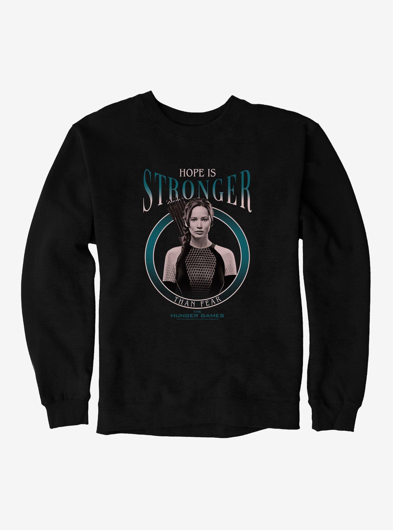 Hunger Games Katniss Hope Is Stronger Sweatshirt, BLACK, hi-res