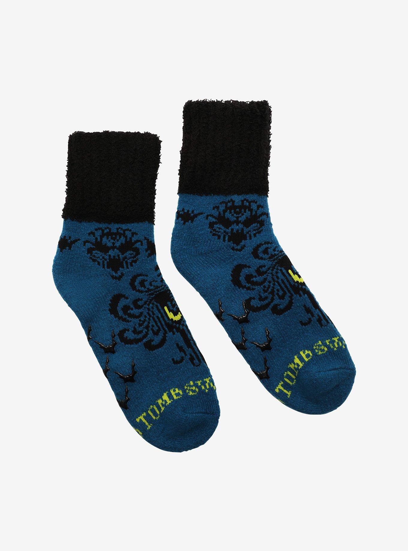 Disney The Haunted Mansion Wallpaper Cozy Socks, , hi-res