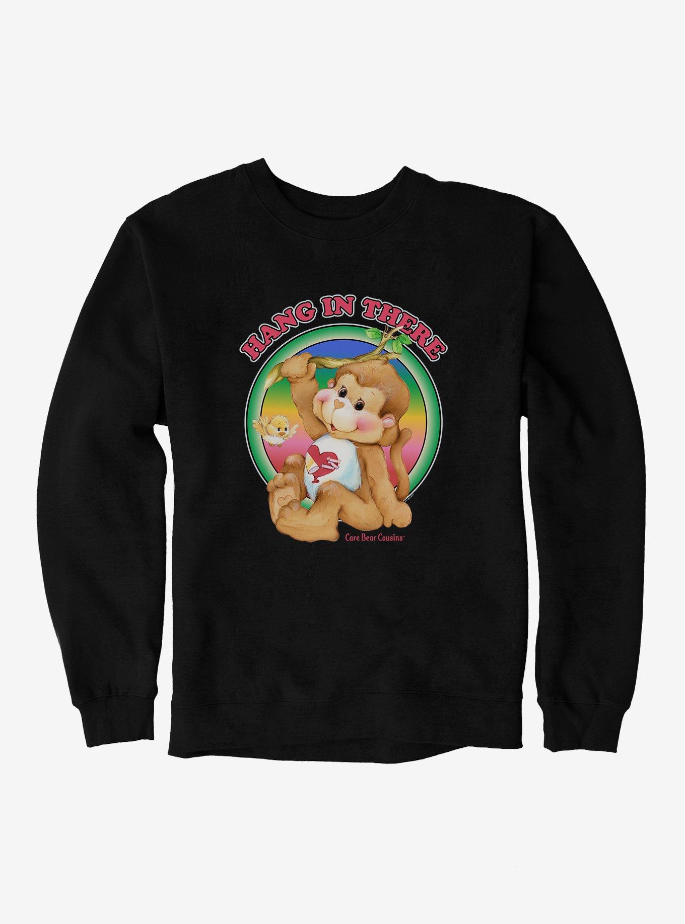 Care Bear Cousins Playful Heart Monkey Hang In There Sweatshirt, , hi-res