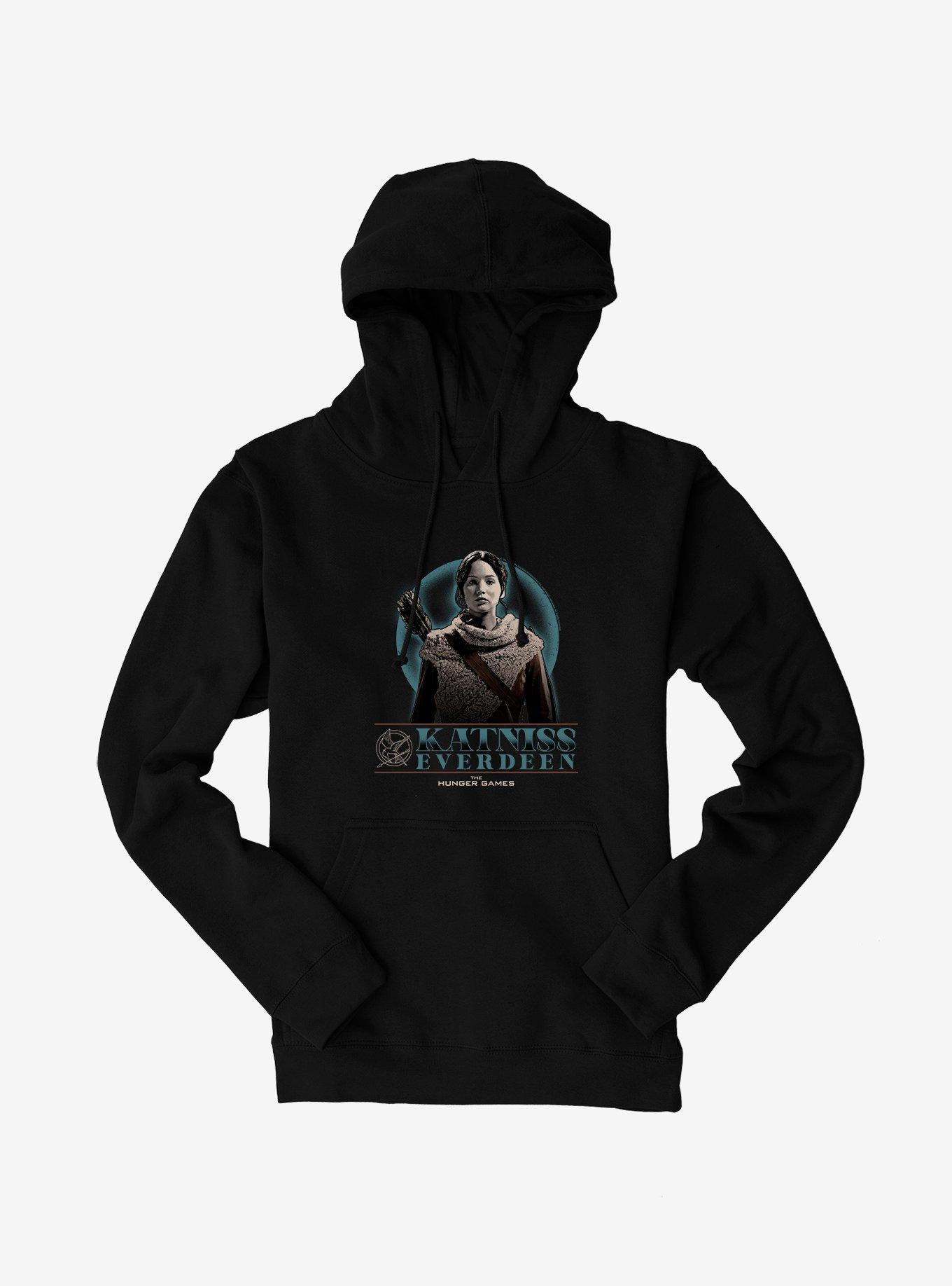 Hunger Games Katniss Everdeen Pose Hoodie, BLACK, hi-res