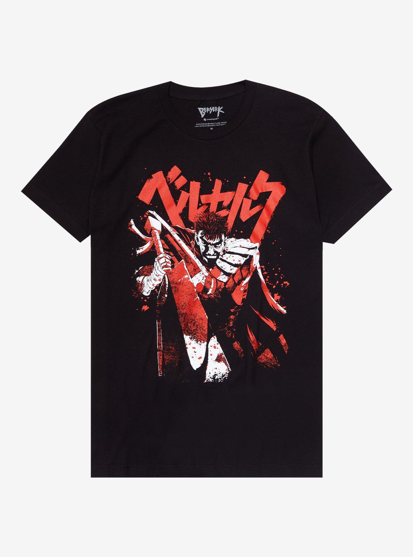 Berserk Guts Sword T-Shirt, BLACK, hi-res