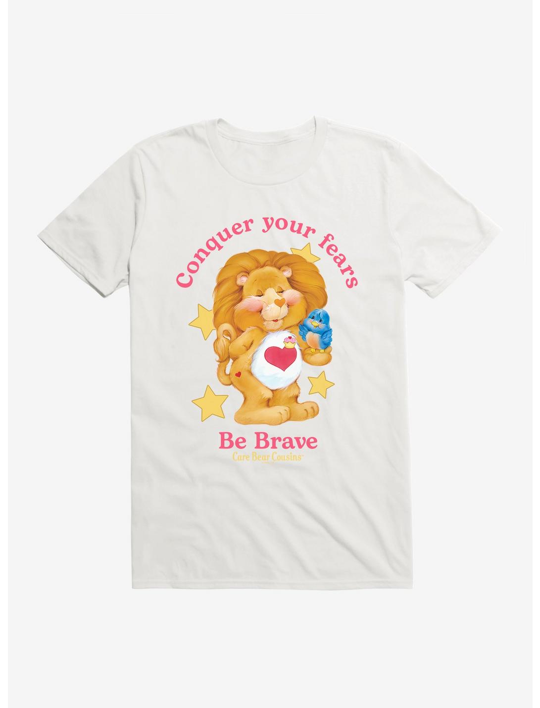 Care Bear Cousins Brave Heart Lion Be Brave T-Shirt, WHITE, hi-res