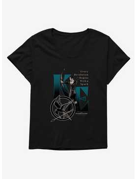 Hunger Games Katniss Everdeen Spark Revolution Girls T-Shirt Plus Size, , hi-res