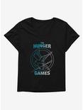 Hunger Games Mockingjay Symbol Girls T-Shirt Plus Size, BLACK, hi-res