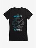 Hunger Games Mockingjay Symbol Girls T-Shirt, BLACK, hi-res