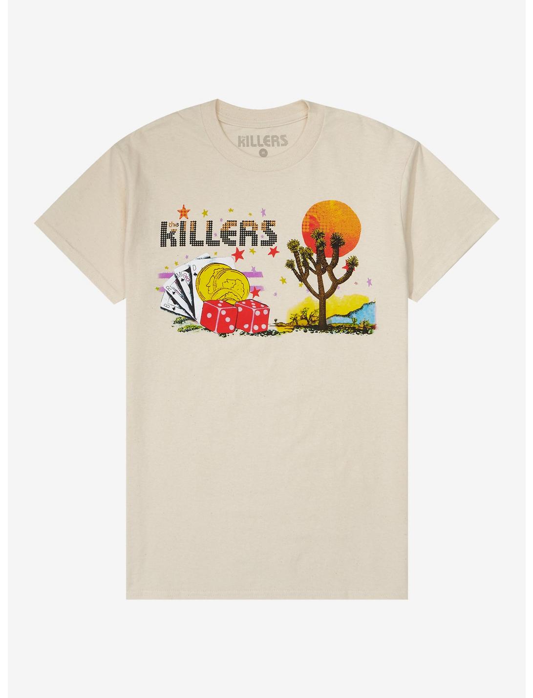 The Killers Desert Scene Boyfriend Fit Girls T-Shirt, NATURAL, hi-res