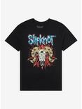 Slipknot Stained Glass Boyfriend Fit Girls T-Shirt, BLACK, hi-res