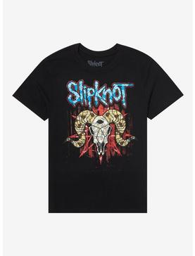 Slipknot Stained Glass Boyfriend Fit Girls T-Shirt, , hi-res