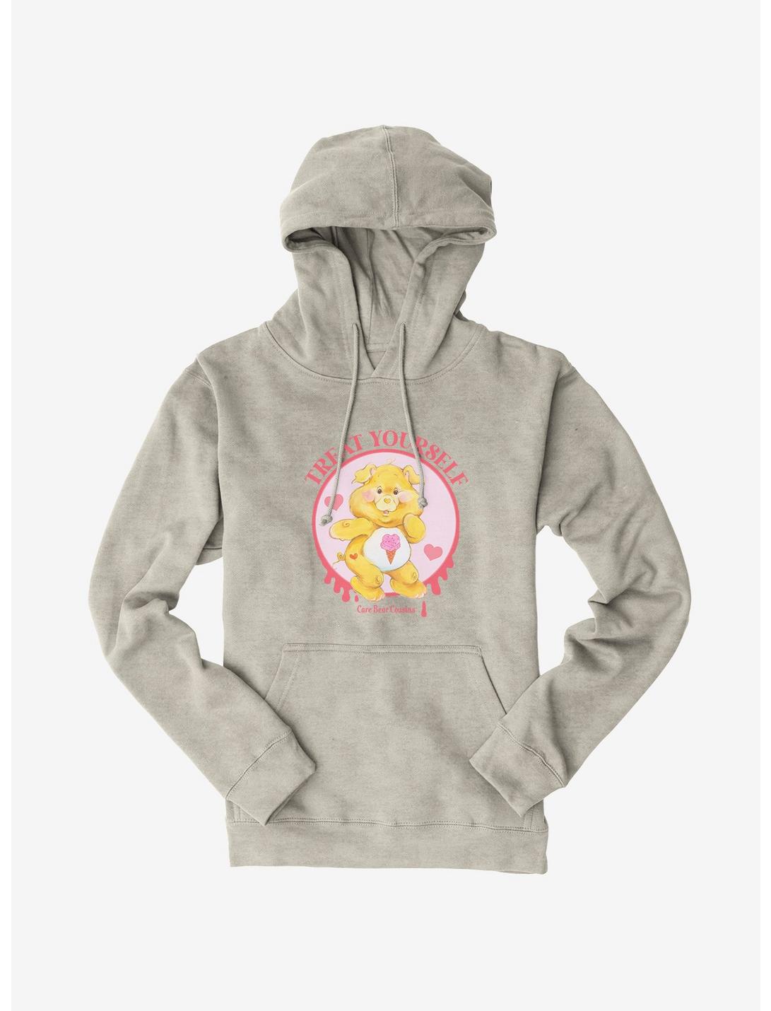 Care Bear Cousins Treat Heart Pig Treat Yourself Hoodie, OATMEAL HEATHER, hi-res