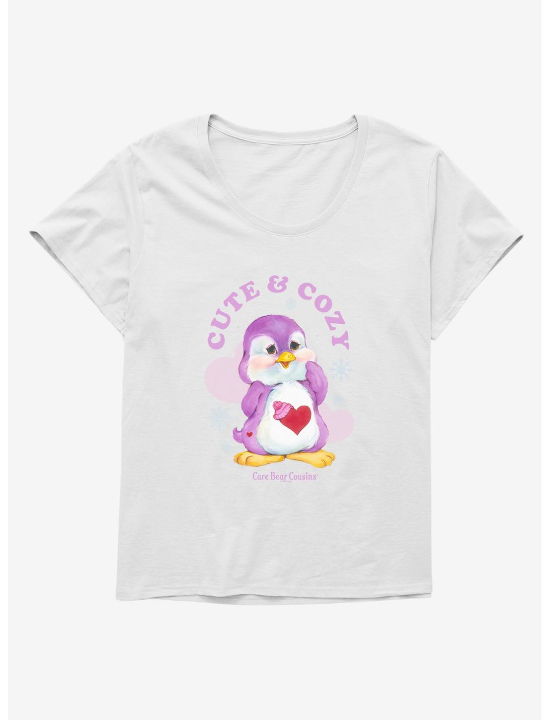 Care Bear Cousins Cozy Heart Penguin Cute & Cozy Womens T-Shirt Plus Size, WHITE, hi-res