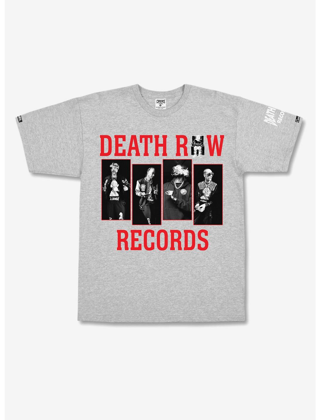 Death Row Records Boyfriend Fit Girls T-Shirt, GREY, hi-res