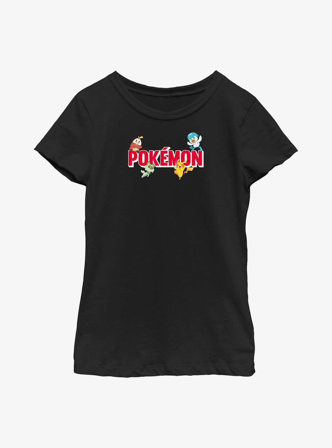Pokemon Logo Youth Girls T-Shirt, , hi-res