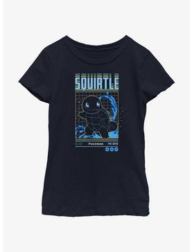 Pokemon Squirtle Grid Youth Girls T-Shirt, , hi-res