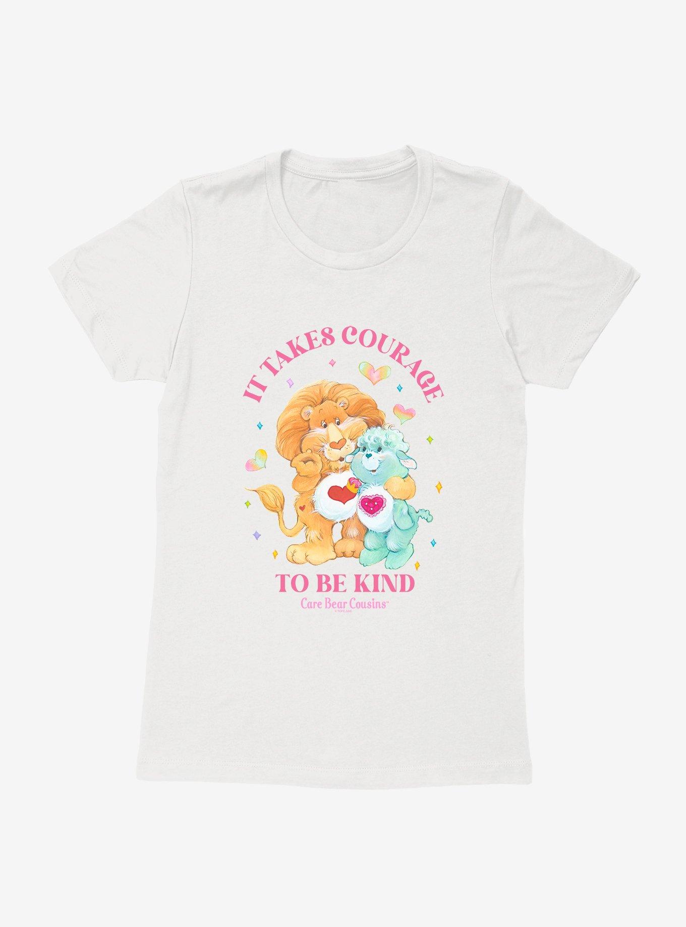 Care Bear Cousins Brave Heart Lion & Gentle Heart Lamb Be Kind Womens T-Shirt, , hi-res