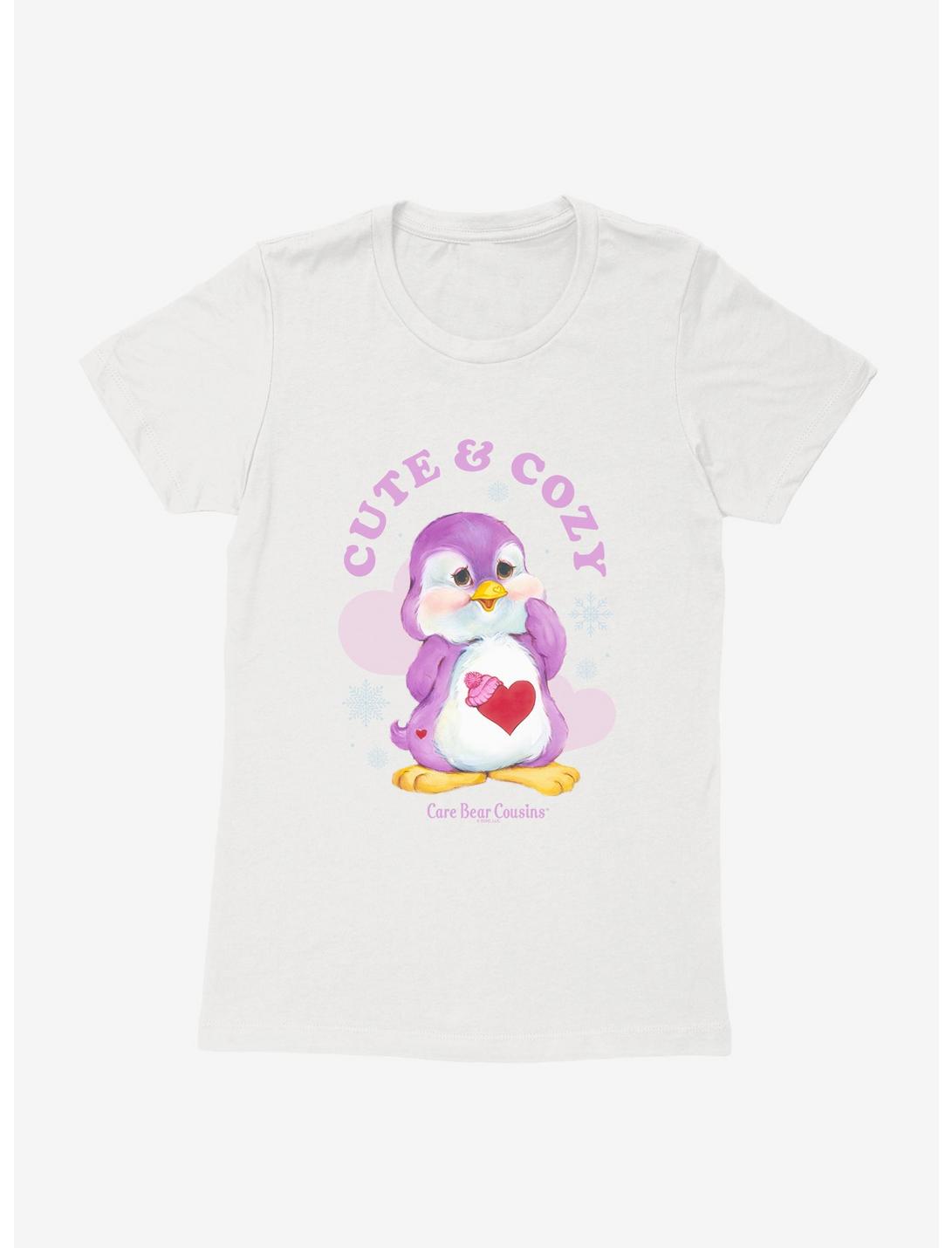 Care Bear Cousins Cozy Heart Penguin Cute & Cozy Womens T-Shirt, WHITE, hi-res