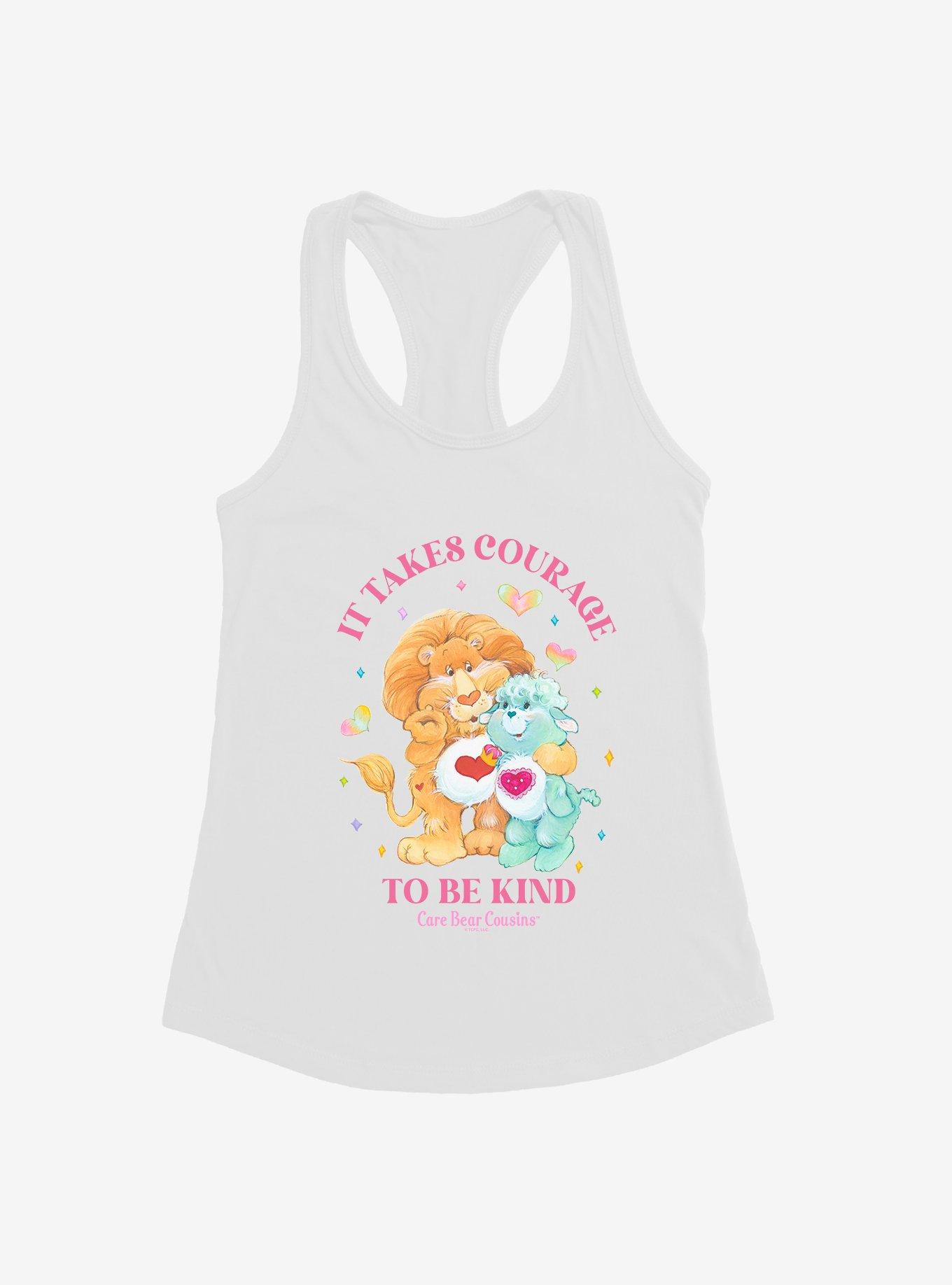 Care Bear Cousins Brave Heart Lion & Gentle Heart Lamb Be Kind Womens Tank Top, , hi-res