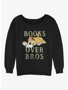 Disney Beauty And The Beast Books Before Bros Womens Slouchy Sweatshirt, , hi-res
