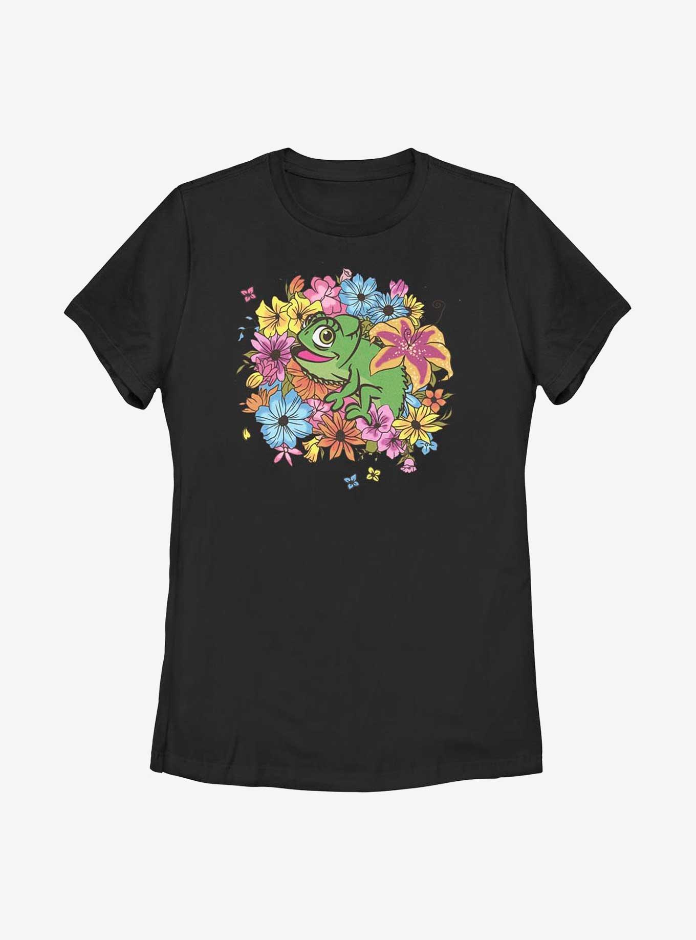 Disney Tangled Floral Pascal Womens T-Shirt, , hi-res