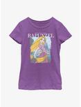 Disney Tangled Princess Rapunzel Youth Girls T-Shirt, PURPLE BERRY, hi-res