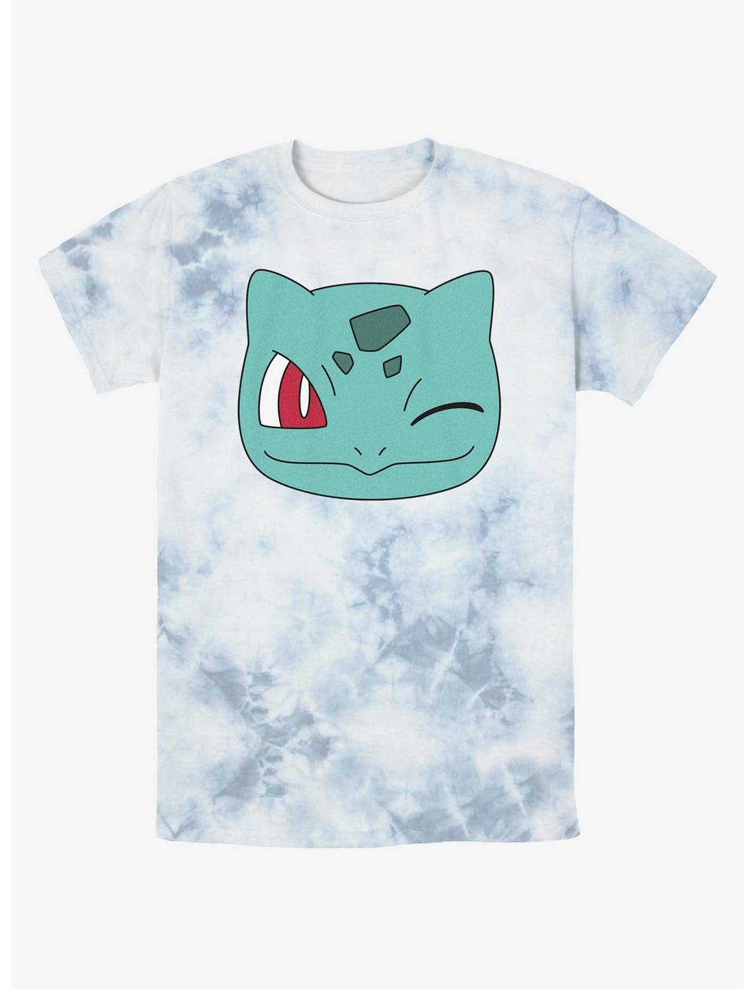 Pokemon Bulbasaur Wink Face Tie-Dye T-Shirt, WHITEBLUE, hi-res