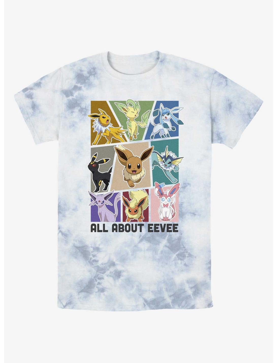 Pokemon Eeveelution Tie-Dye T-Shirt, WHITEBLUE, hi-res