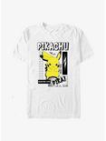 Pokemon Pikachu Poster T-Shirt, WHITE, hi-res