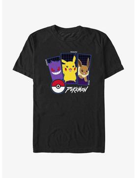 Pokemon Trio Gengar, Pikachu, and Eevee T-Shirt, , hi-res