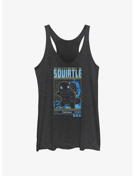 Pokemon Squirtle Grid Womens Tank Top, , hi-res