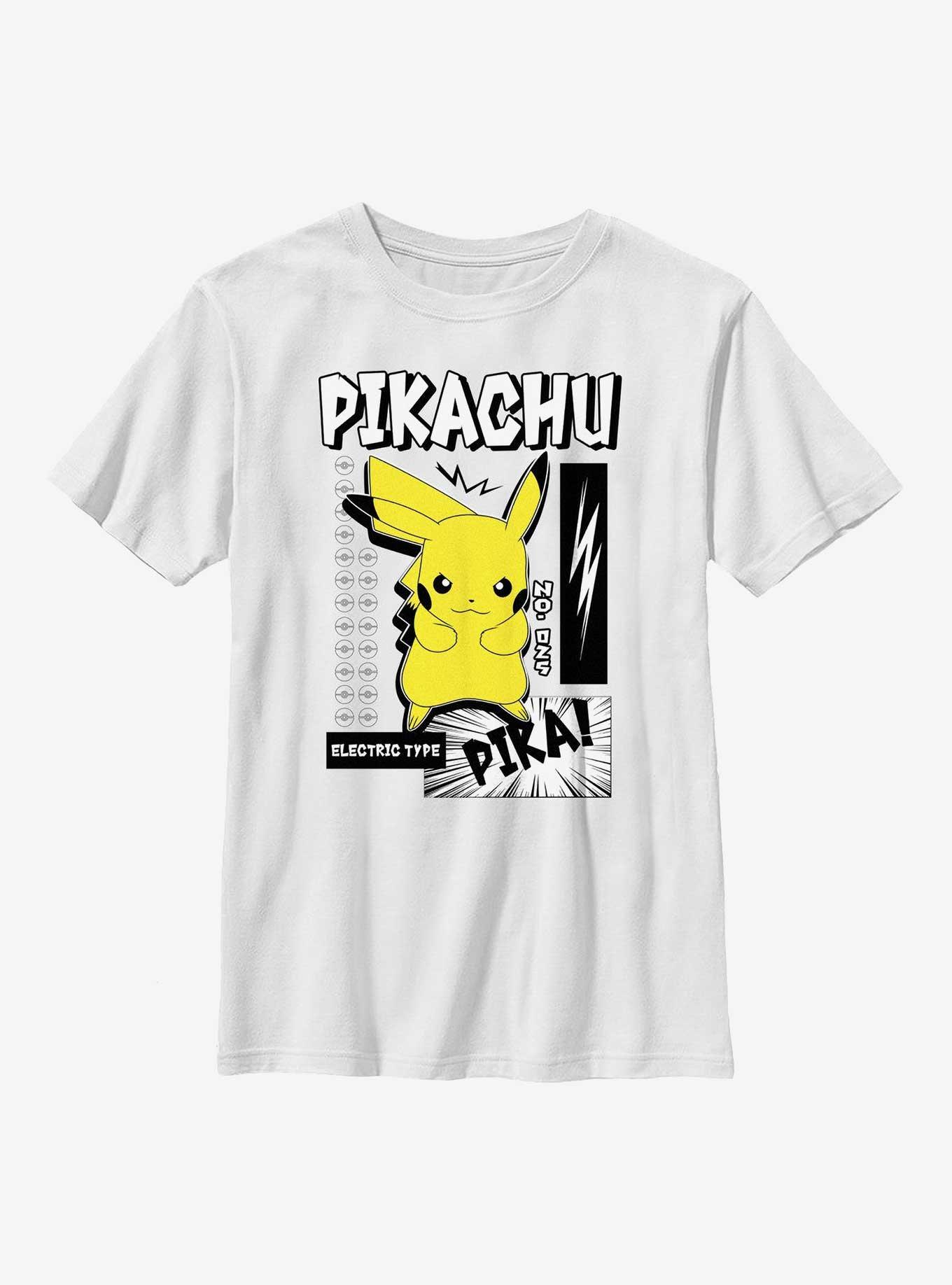 Pokemon Pikachu Poster Youth T-Shirt, , hi-res