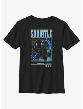 Pokemon Squirtle Grid Youth T-Shirt, , hi-res