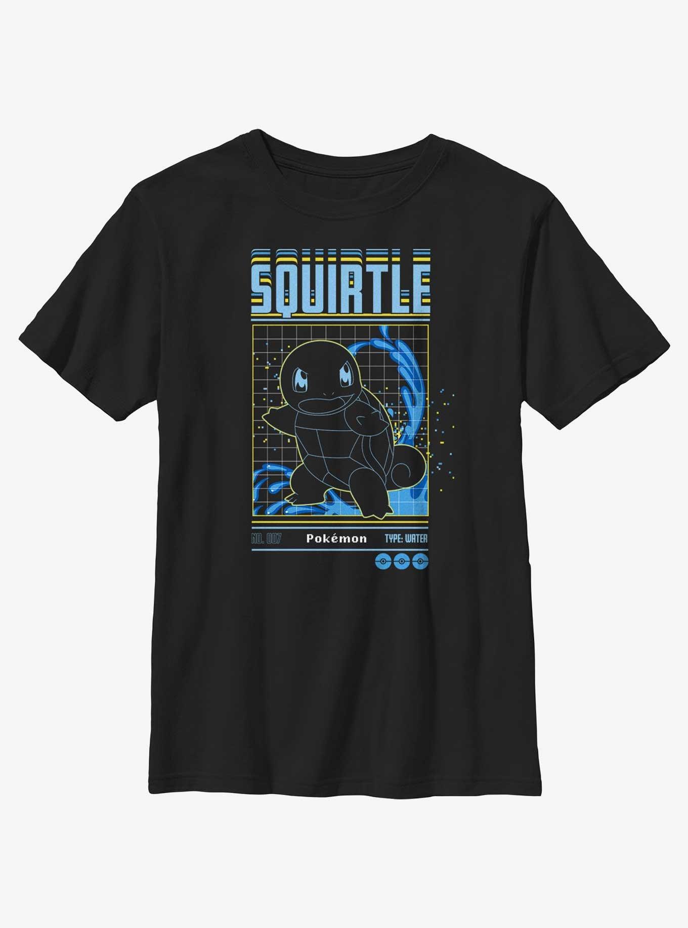 Pokemon Squirtle Grid Youth T-Shirt, , hi-res