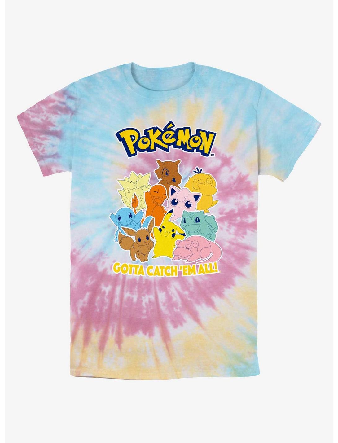 Pokemon Gotta Catch 'Em All Tie-Dye T-Shirt, BLUPNKLY, hi-res
