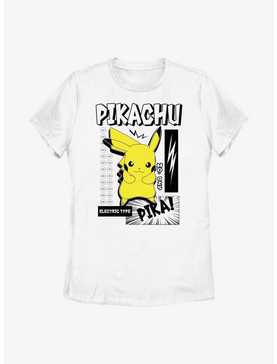 Pokemon Pikachu Poster Womens T-Shirt, , hi-res