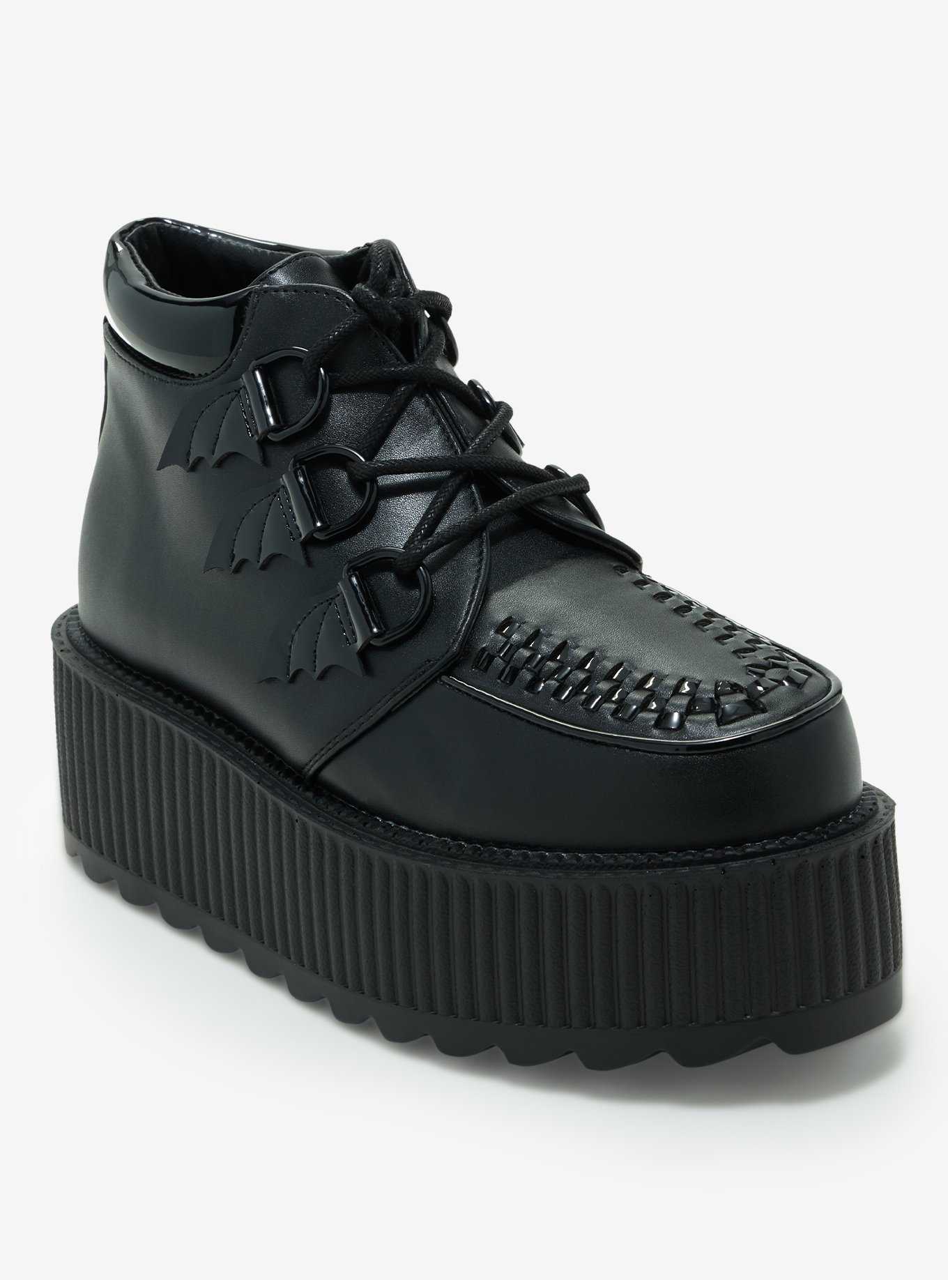 Creepers: Black Creeper Shoes & Plaform Creepers