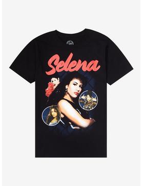 Plus Size Selena Glitter Logo Boyfriend Fit Girls T-Shirt, , hi-res
